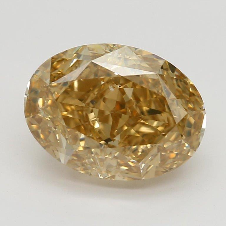 Yellow Oval Diamond