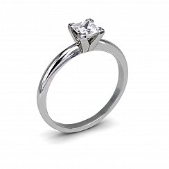 0.59ct Princess Cut Diamond Ring