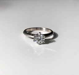 1ct Round Diamond Solitaire 